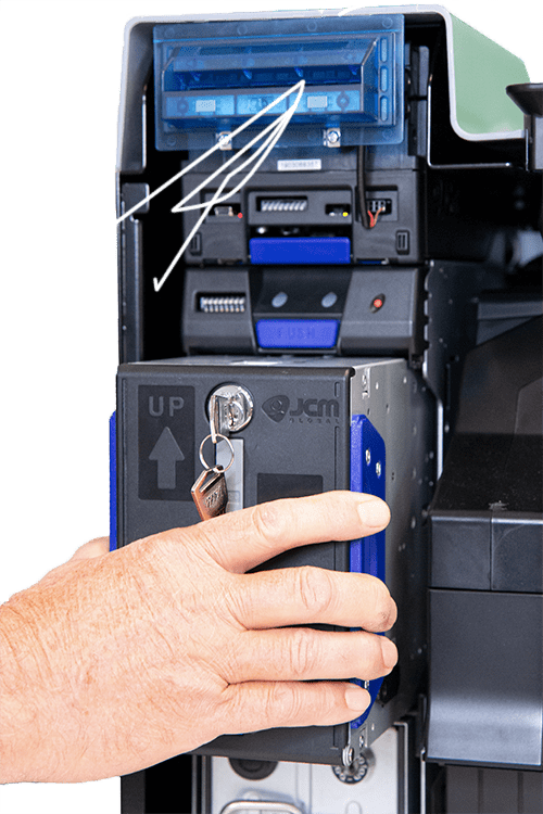 Cassa rendiresto sicura - cassetto automatico banconote protetto