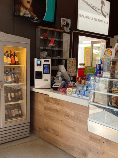 PagAmico - cassa automatica installata a Bagaria caffetteria