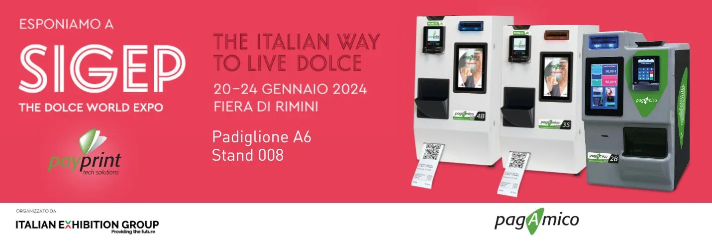 Le casse rendiresto pagAmico al Sigep 2024