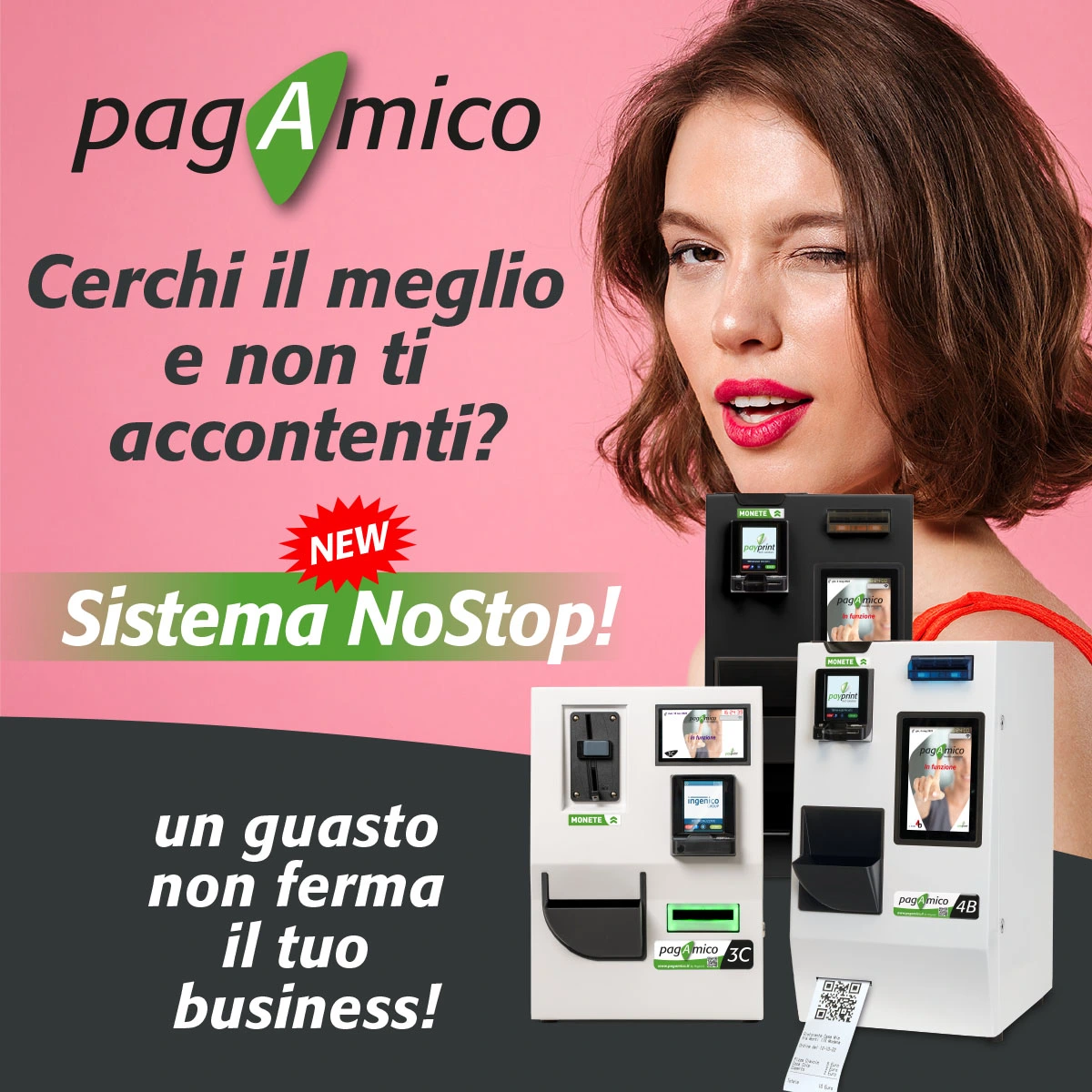 pagAmico 3C - cassa automatica con sistema no stop