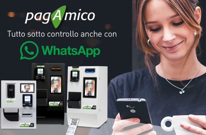 cassa automatica con controllo tramite wathsapp