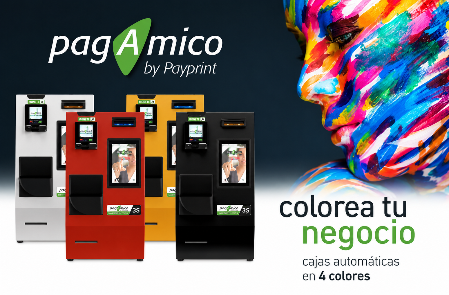 pagAmico 3S - cajones inteligentes de cobro coloridos