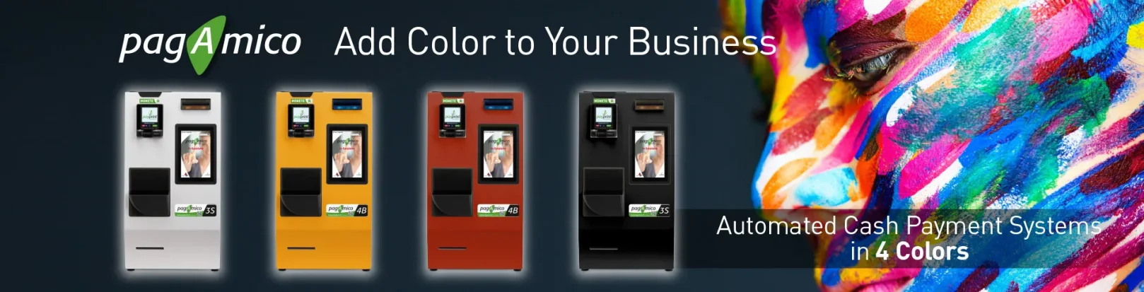 Add Color to Your Business – Automated Cash Payment Systems in 4 Colors